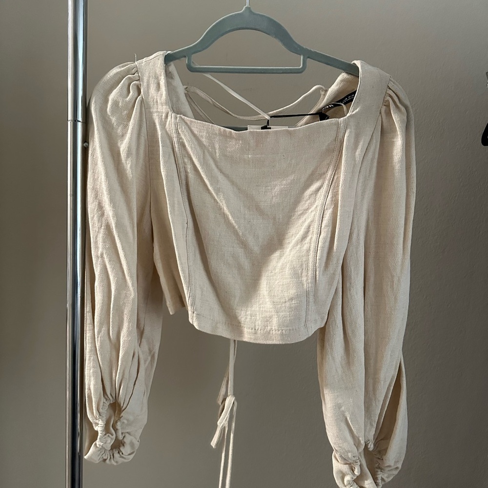 Tan Zara Top